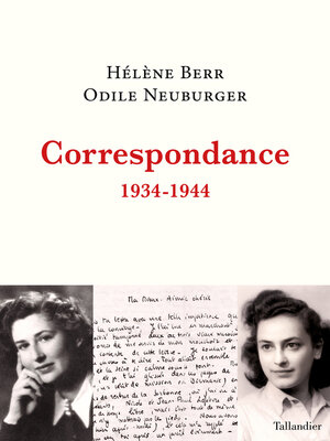 cover image of Correspondance: 1934-1944